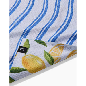 Geometry Double Sided Tea Towel - Lemon Bliss