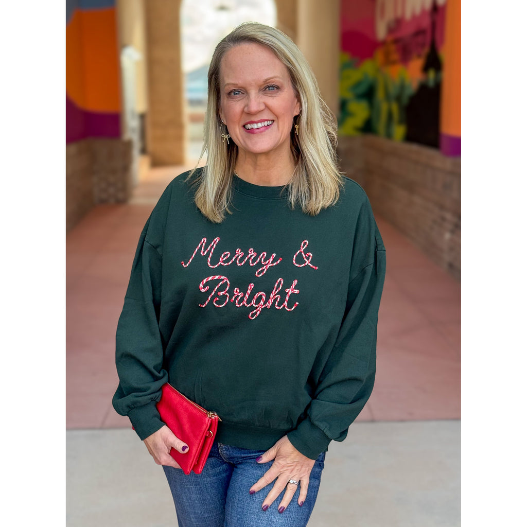 Z Supply Bright Sunday Sweatshirt - Garland Green