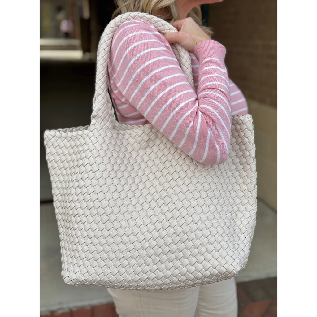 Woven Tote - Off White