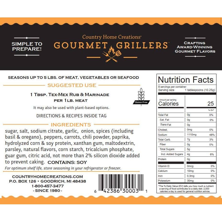 Gourmet Griller Tex-Mex Rub & Marinade