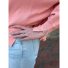Dear John Trenton Crew Neck Long Sleeve Oversized Sweater - Terracotta