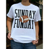 Sunday Funday Football Graphic Tee - White