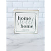 Rustic Square Block - Home Sweet Home - Apex