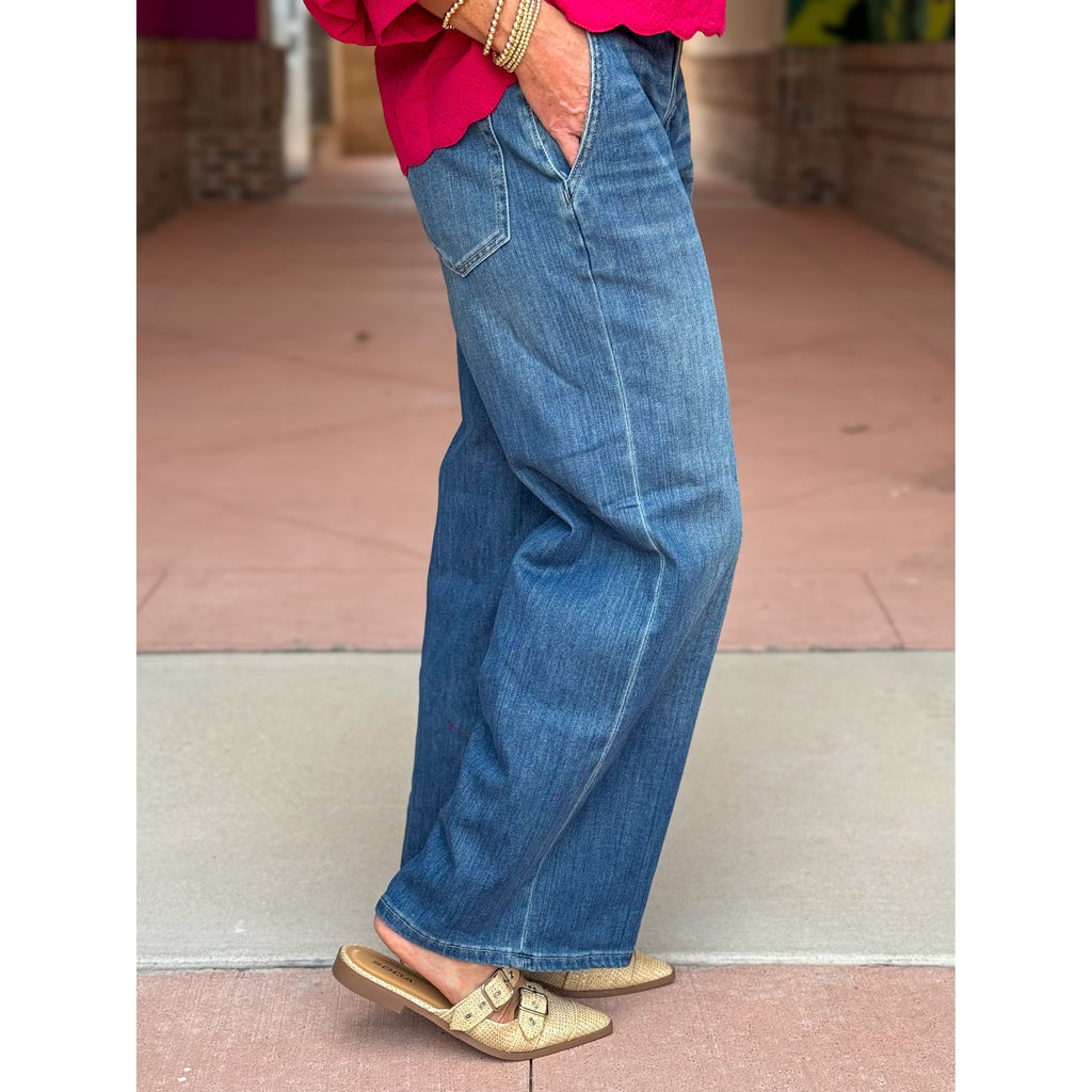Liverpool Weekender Wide Leg 30" Inseam - Walnut Creek