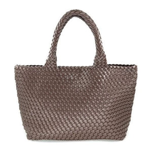 Woven Tote - Brown