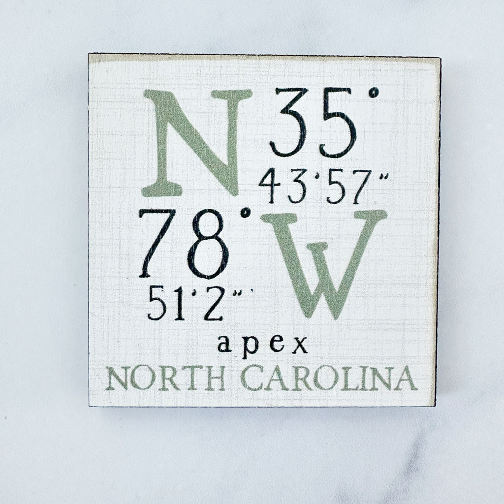 Coordinates Magnet - Apex