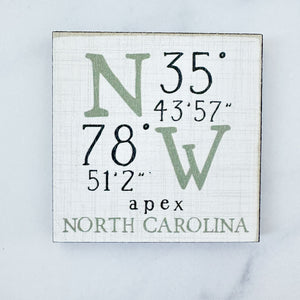 Coordinates Magnet - Apex