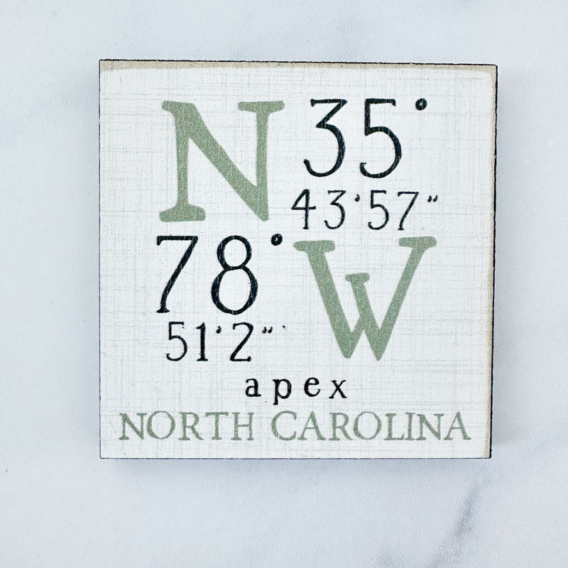 Coordinates Magnet - Apex