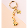 Bubble Letter Keychain Bag Charm - L