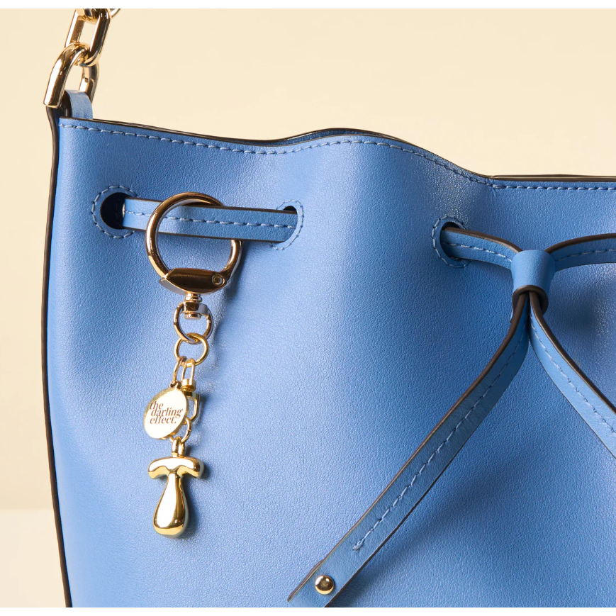Bubble Letter Keychain Bag Charm - T