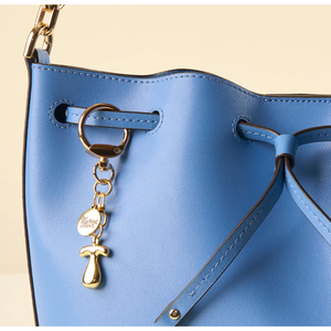 Bubble Letter Keychain Bag Charm - T