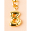 Bubble Letter Keychain Bag Charm - B