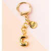 Bubble Letter Keychain Bag Charm - C