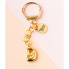 Bubble Letter Keychain Bag Charm - D
