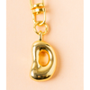 Bubble Letter Keychain Bag Charm - D