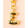 Bubble Letter Keychain Bag Charm - E