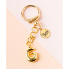 Bubble Letter Keychain Bag Charm - G