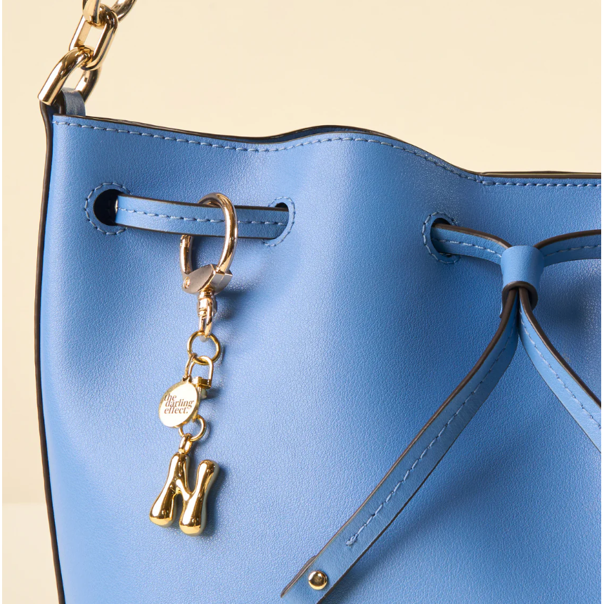 Bubble Letter Keychain Bag Charm - N