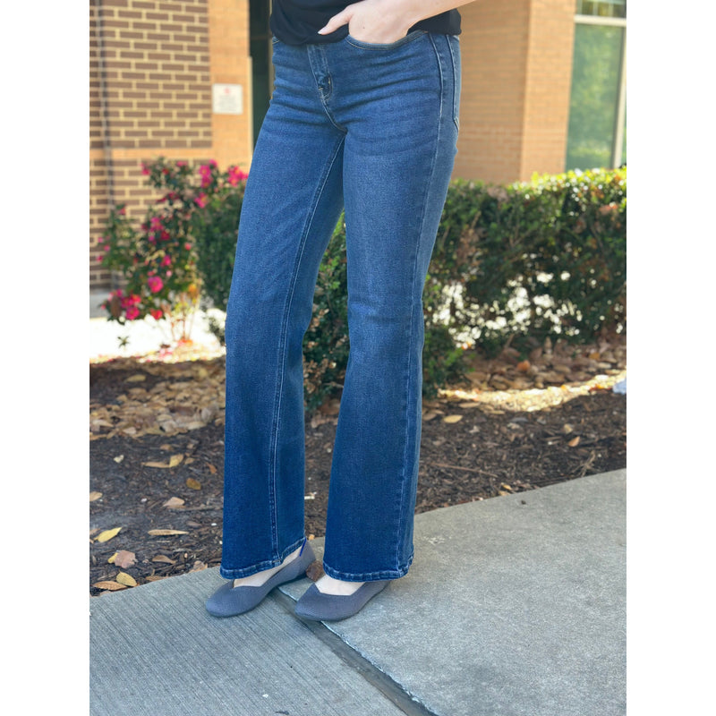 Grace and Lace Wide Leg Premium Non Distressed Denim - 31