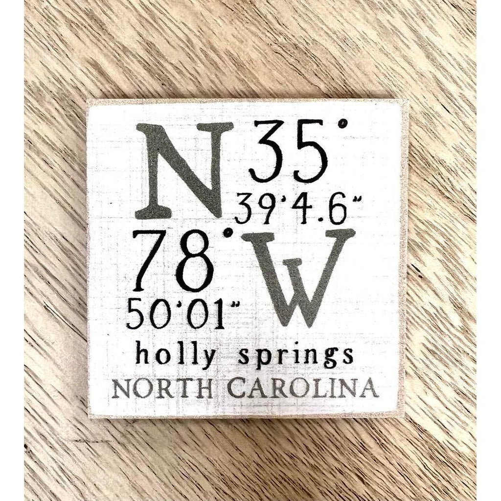 Coordinates Magnet - Holly Springs