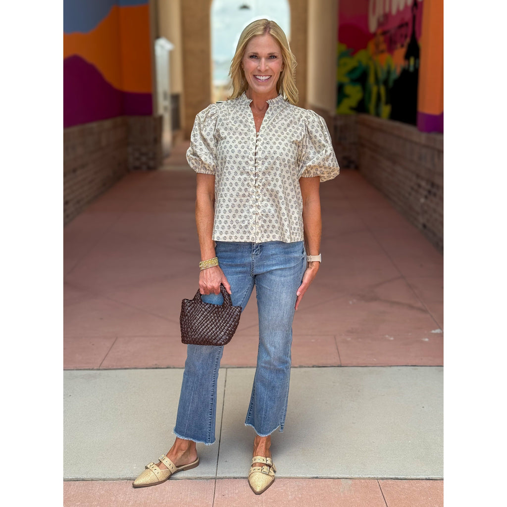 Braided Clutch - Chocolate Brown