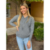 Tori Zip Up Hoodie Cardigan - Grey