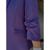 Felicia Recycled Shirred Sleeve Blazer - Oxford Blue