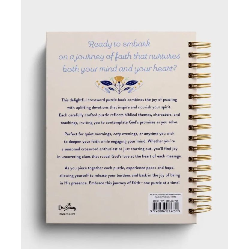 Devotional Crossword Puzzle Book: Daily Moments With God