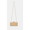 Dolce Vita Solace Box Clutch - Natural Woven Raffia