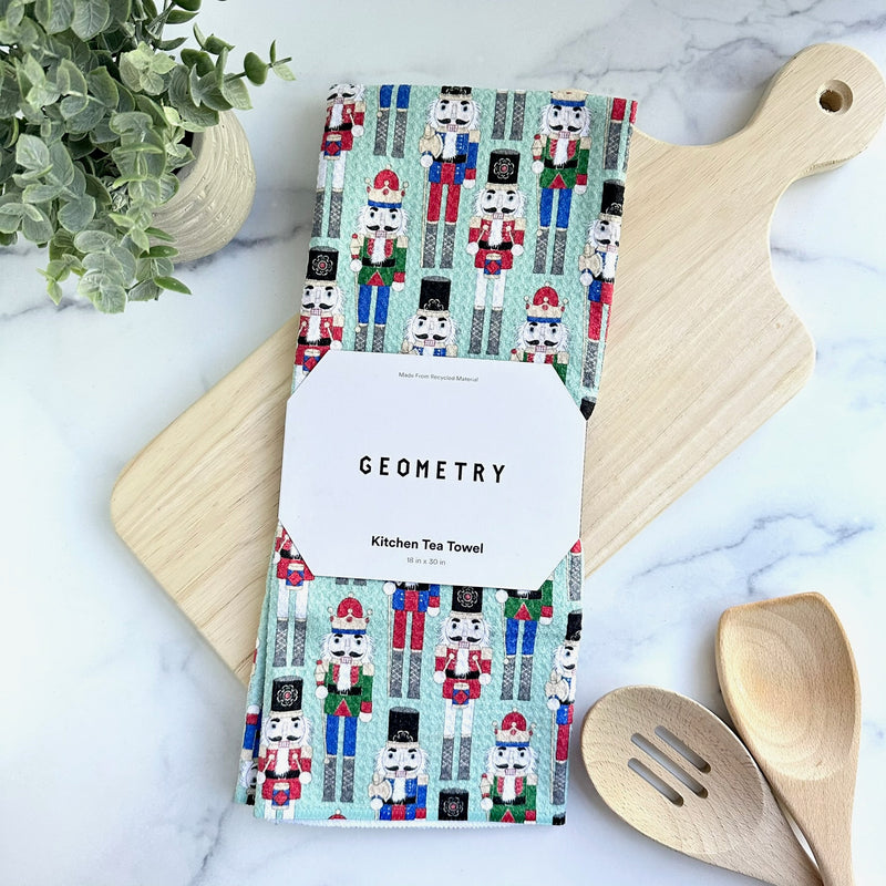 Geometry Tea Towel - Nuts Cracking