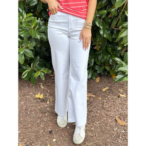 Dear John Fiona Wide Leg Jeans - White
