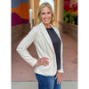 Liverpool Knit Fitted Blazer - Bone