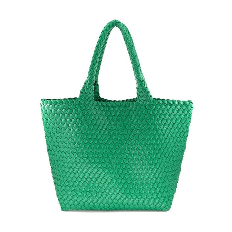 Woven Tote - Emerald