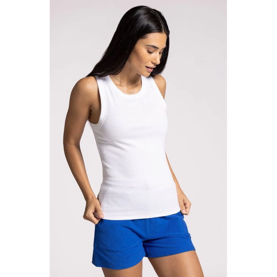 Edlin Sleeveless Tank - White