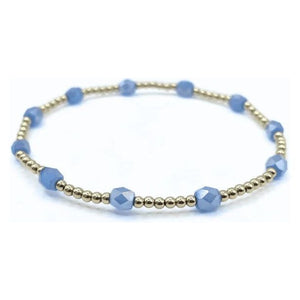 Erin Gray Key West Gold-Filled and Waterproof Bracelet - Blue