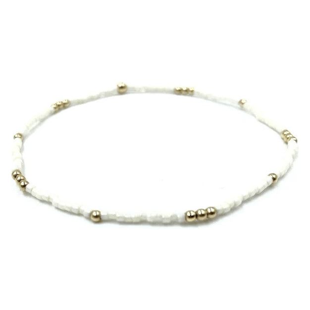 Erin Gray Newport Cotton and Gold Filled Waterproof Bracelet - 2 mm