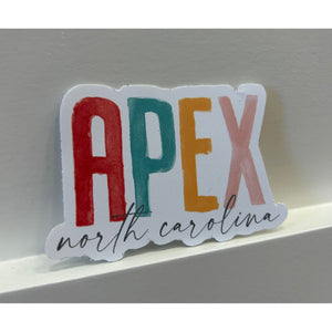 Watercolor City Sticker - Apex