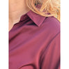 Maureen Button Down Blouse - Plum - FINAL SALE