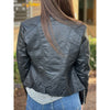 Roxy Classic Faux Leather Jacket - Black