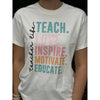 Teacher Life Graphic Tee - Natural