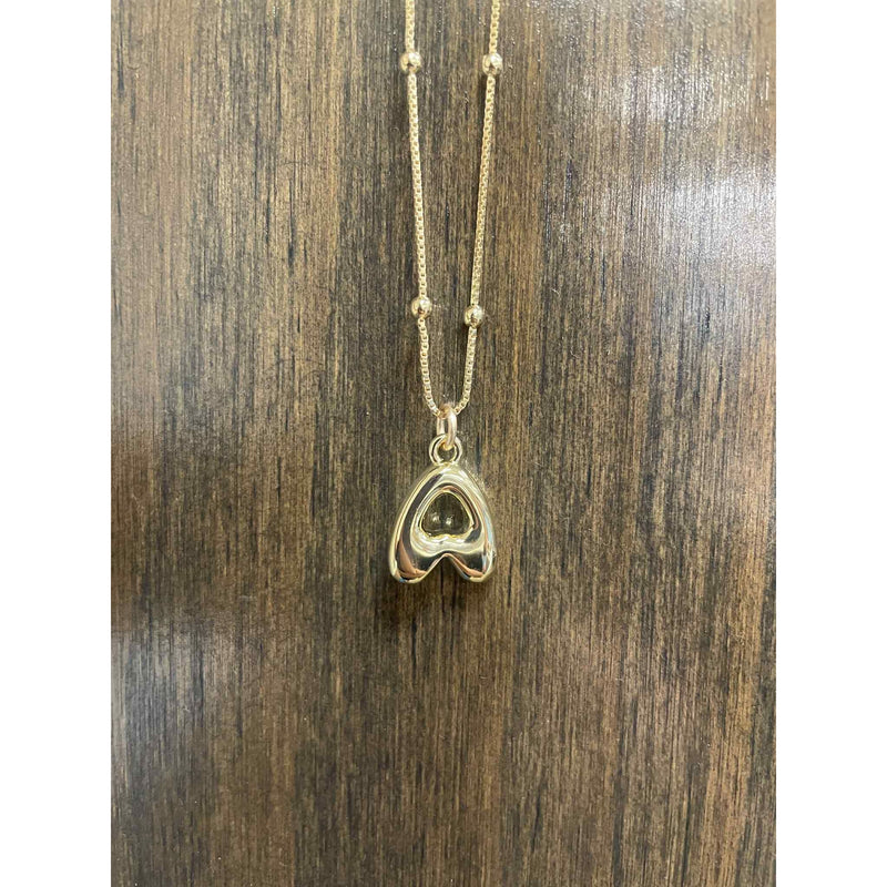Gold Bubble Necklace - A