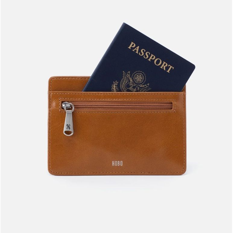 HOBO Euro Slide Card Case - Truffle