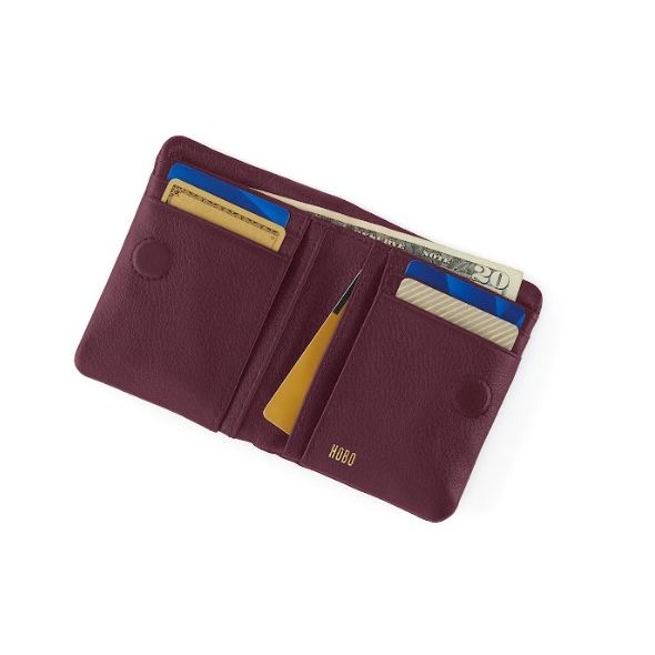 HOBO Lumen Mini Wallet - Mulberry Glaze