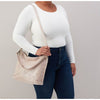 HOBO Pier Shoulder Bag - Stone Gloss