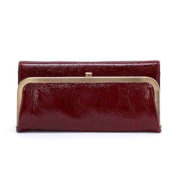 HOBO Rachel Continental Wallet - Garnet Gloss