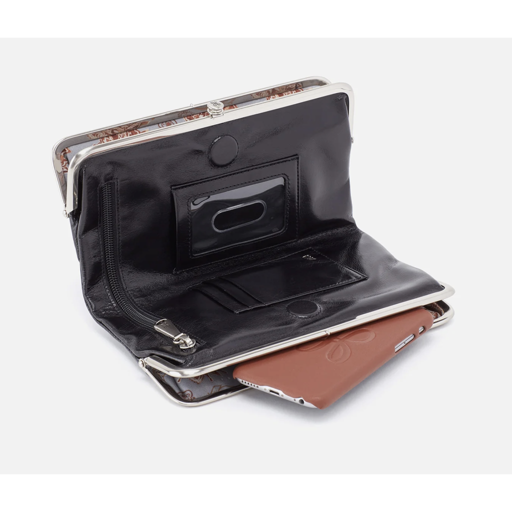 HOBO Lauren Clutch Wallet - Black