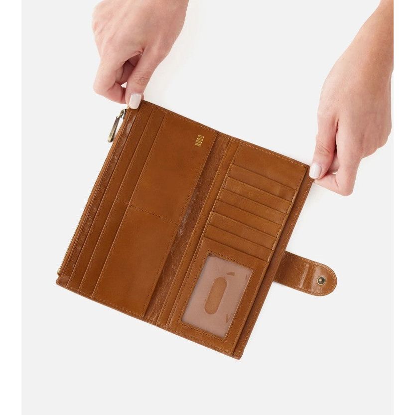 HOBO Dunn Continental Wallet - Truffle