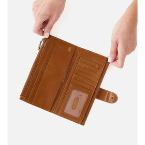 HOBO Dunn Continental Wallet - Truffle