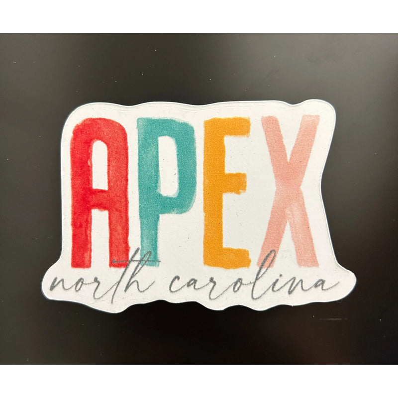 Watercolor City Magnet - Apex