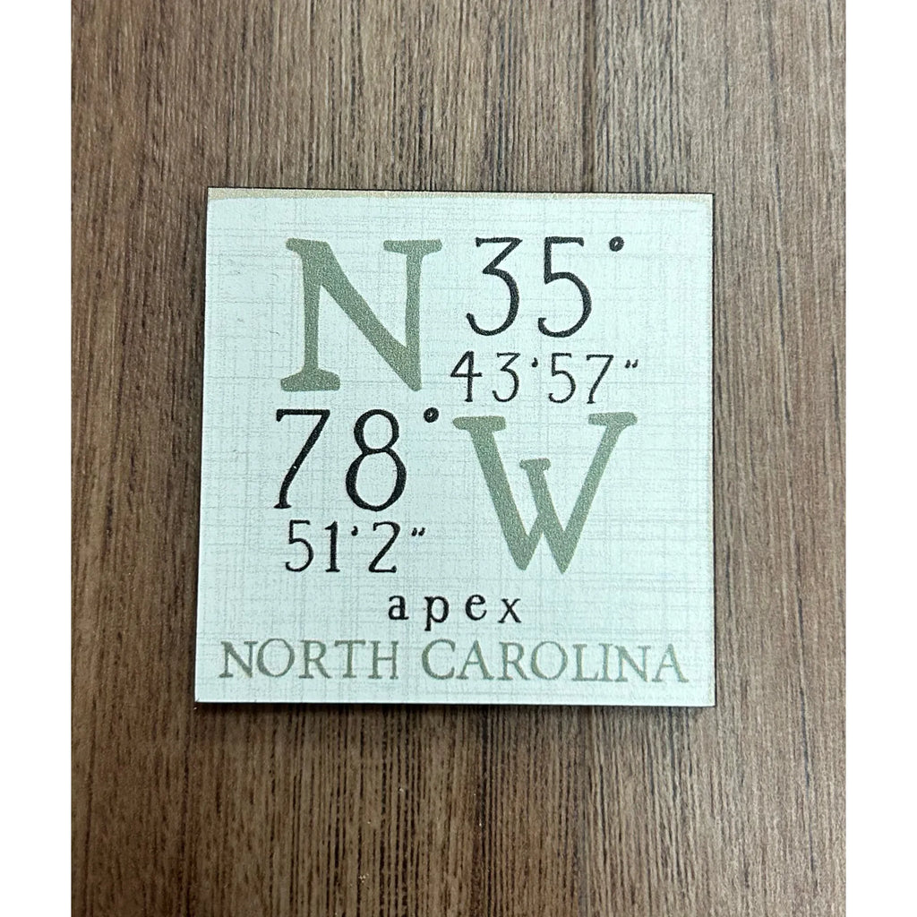 Coordinates Magnet - Apex